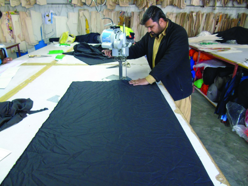 Teenmax industries cutting pannels seamstresses